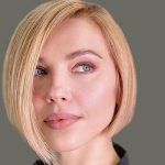 Balancing a Square Face with Asymmetrical Medium Bob Cuts